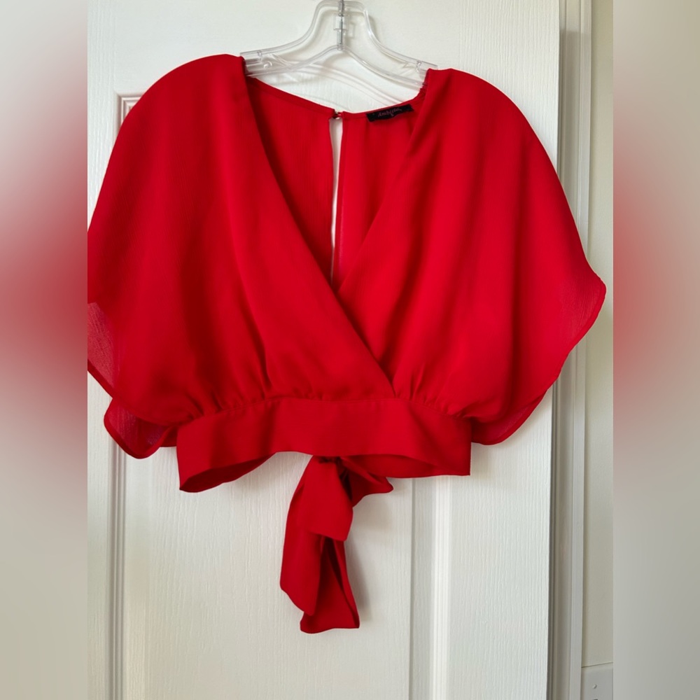 Ambition women’s red top